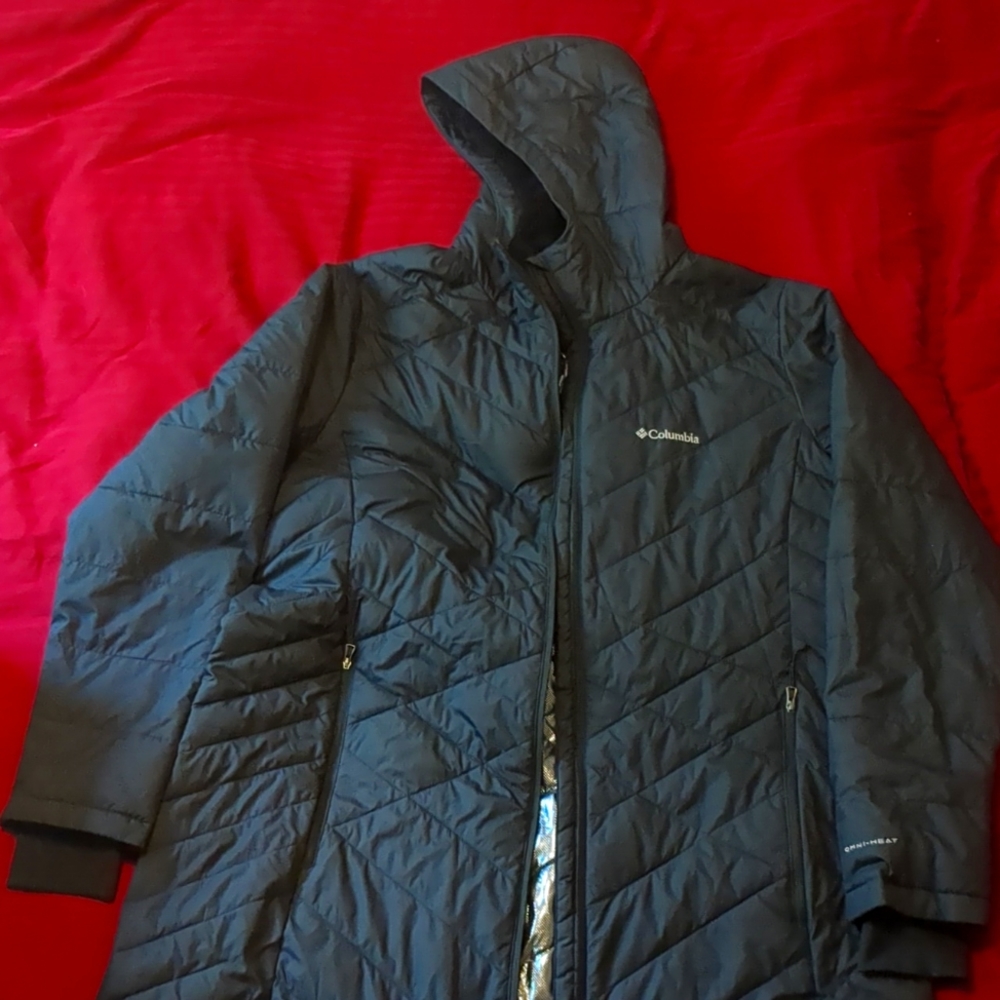 Columbia Heavenly long hooded jacket